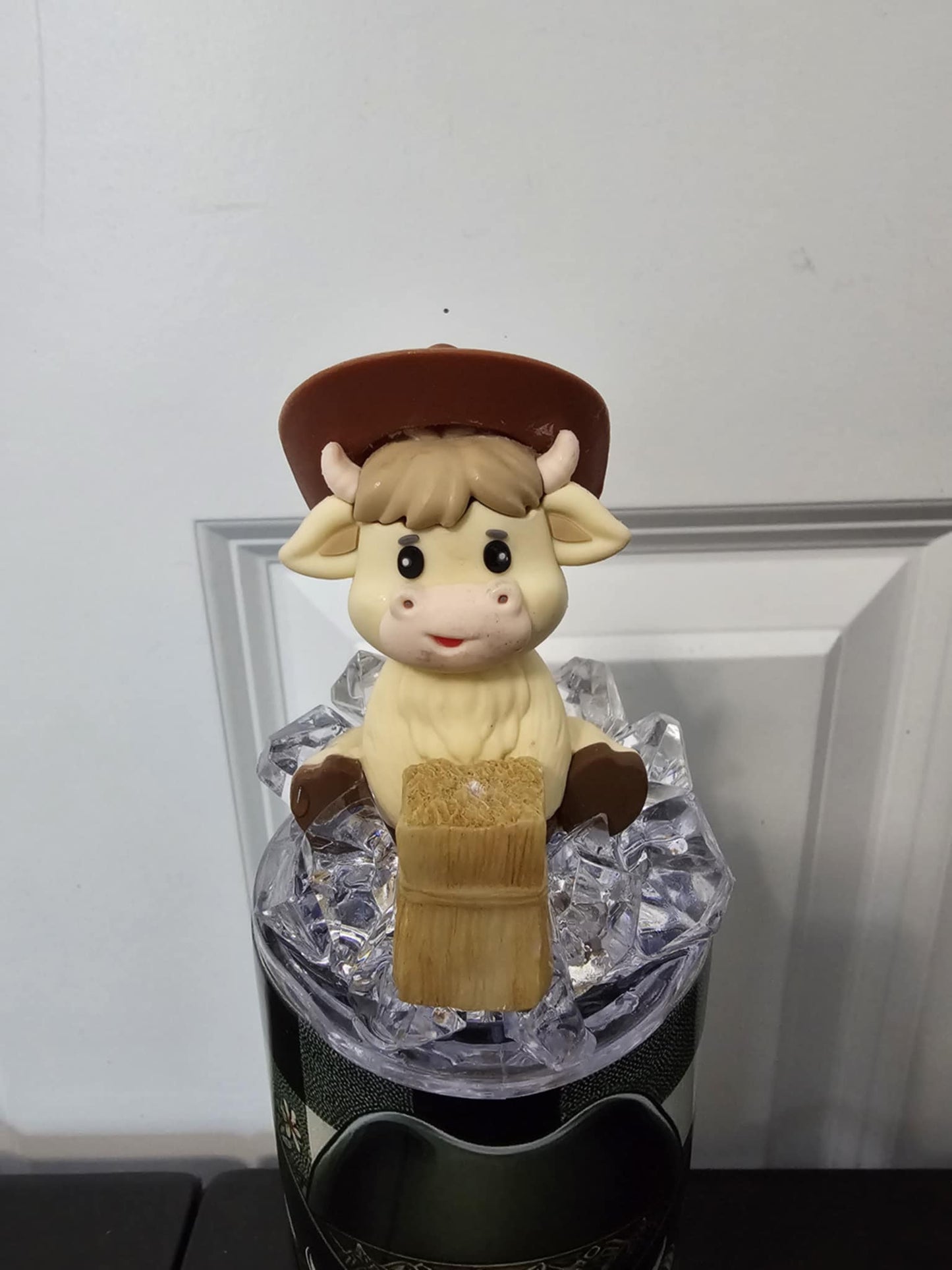 COUNTRY COW FANCY LID TUMBLER RTS