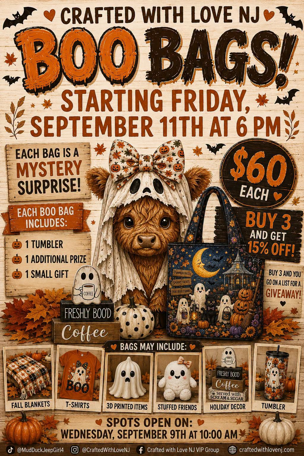 BOO BAGS (MYSTERY EVENT)