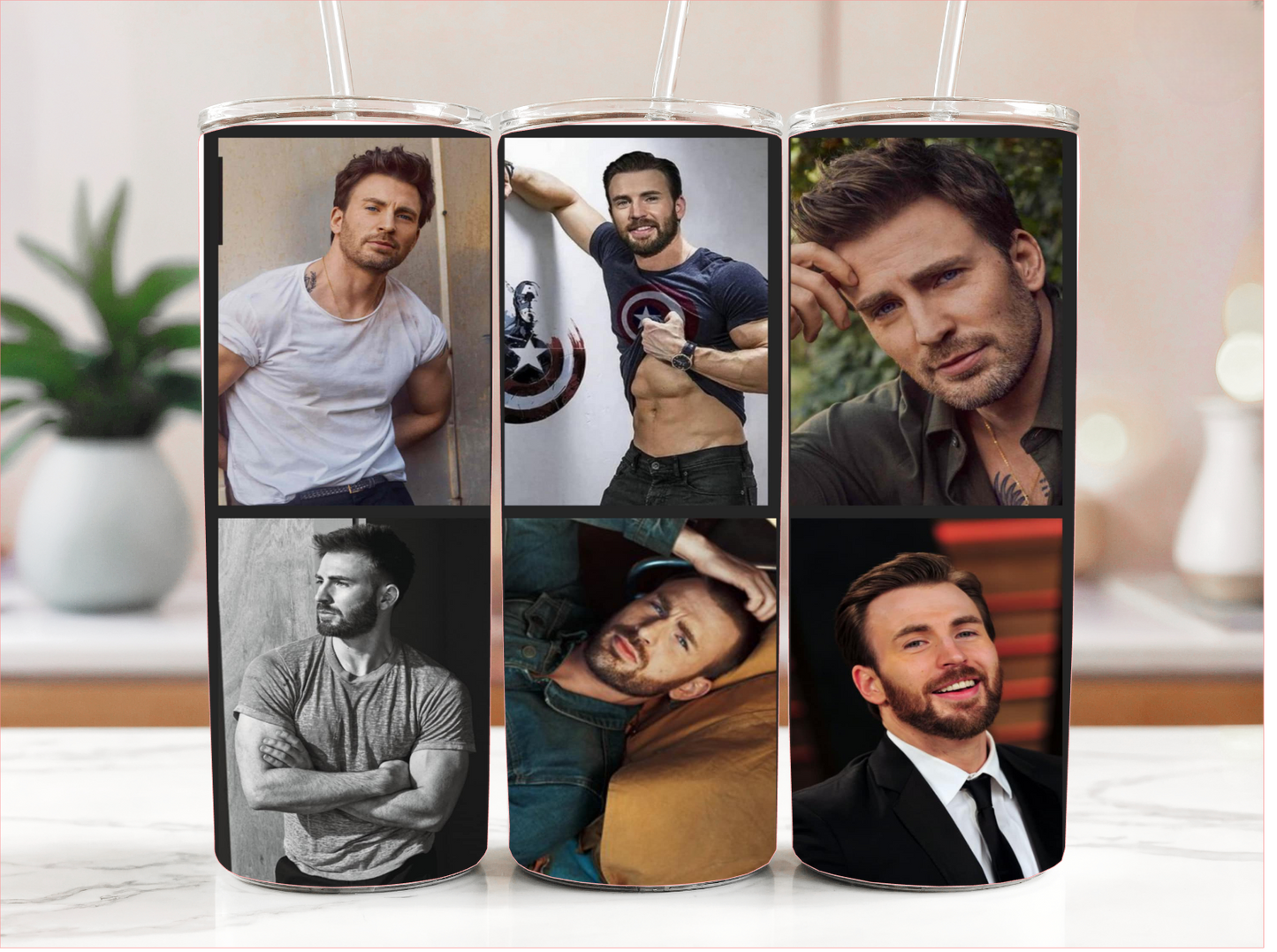 HOT GUY SUPERHERO TUMBLER RTS