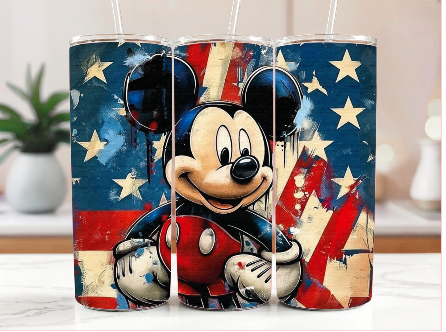 PATRIOTIC MOUSE TUMBLER RTS