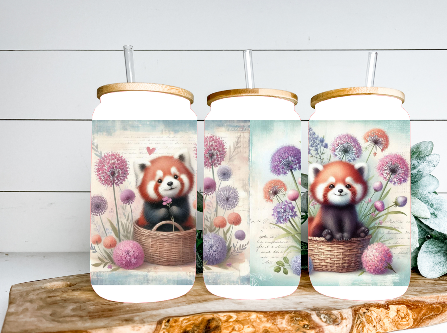 RED PANDA FLORAL LIBBY