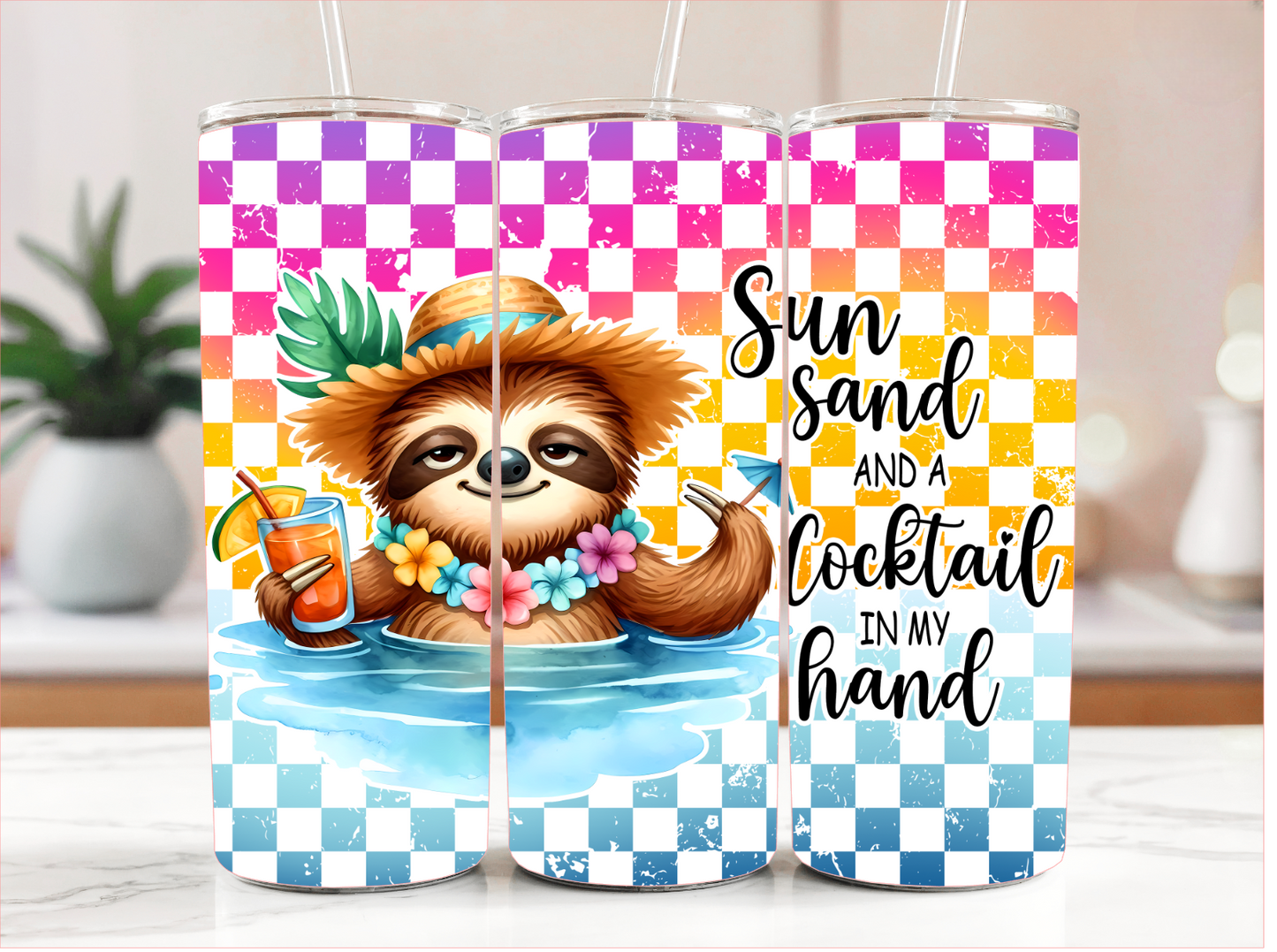 SLOTH SUMMER TUMBLER RTS