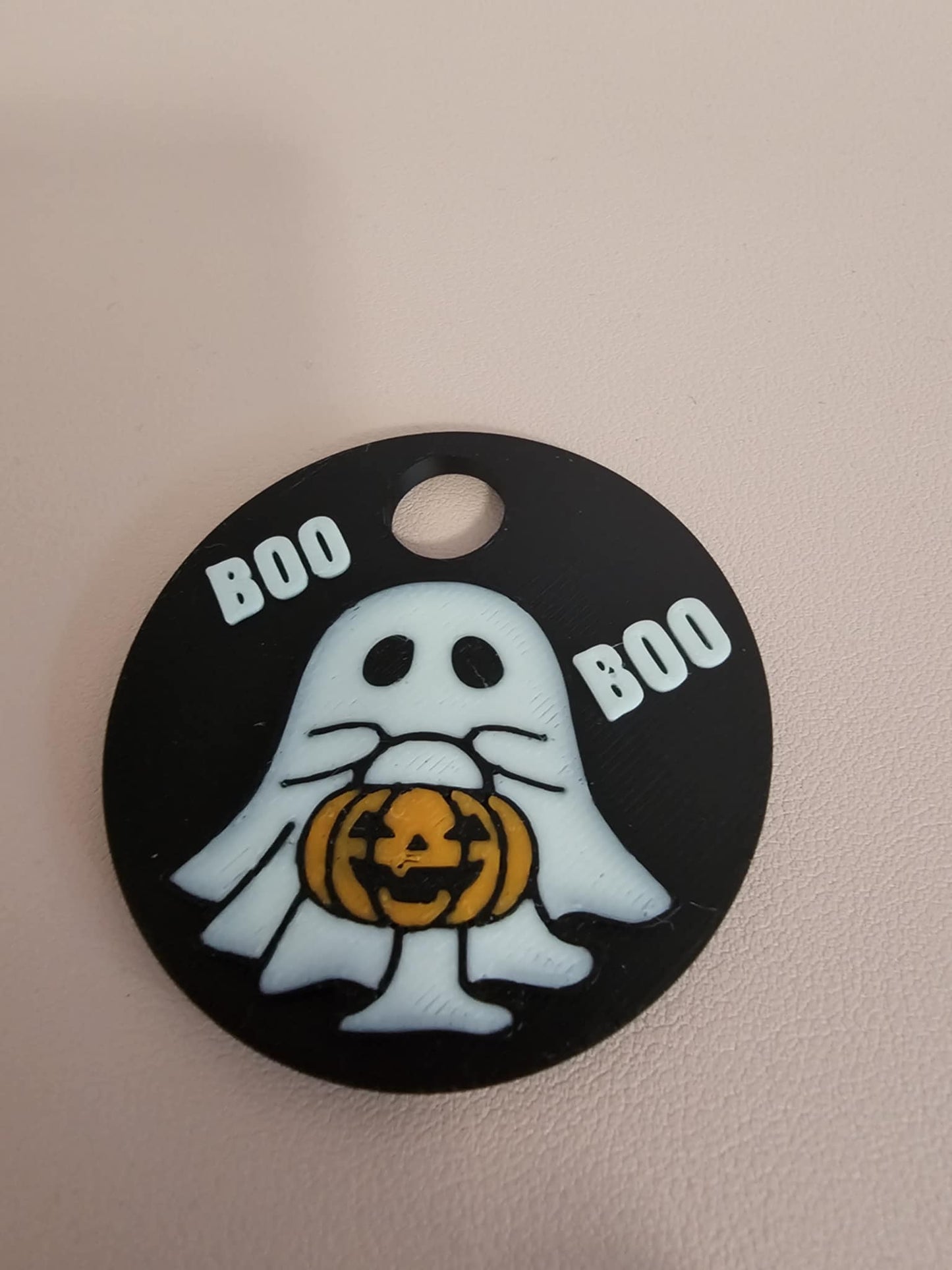 BOO BOO GHOST FLAT 3D LID BUDDIE