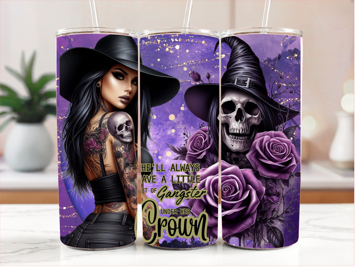 GANGSTER UNDER HER CROWN TUMBLER RTS