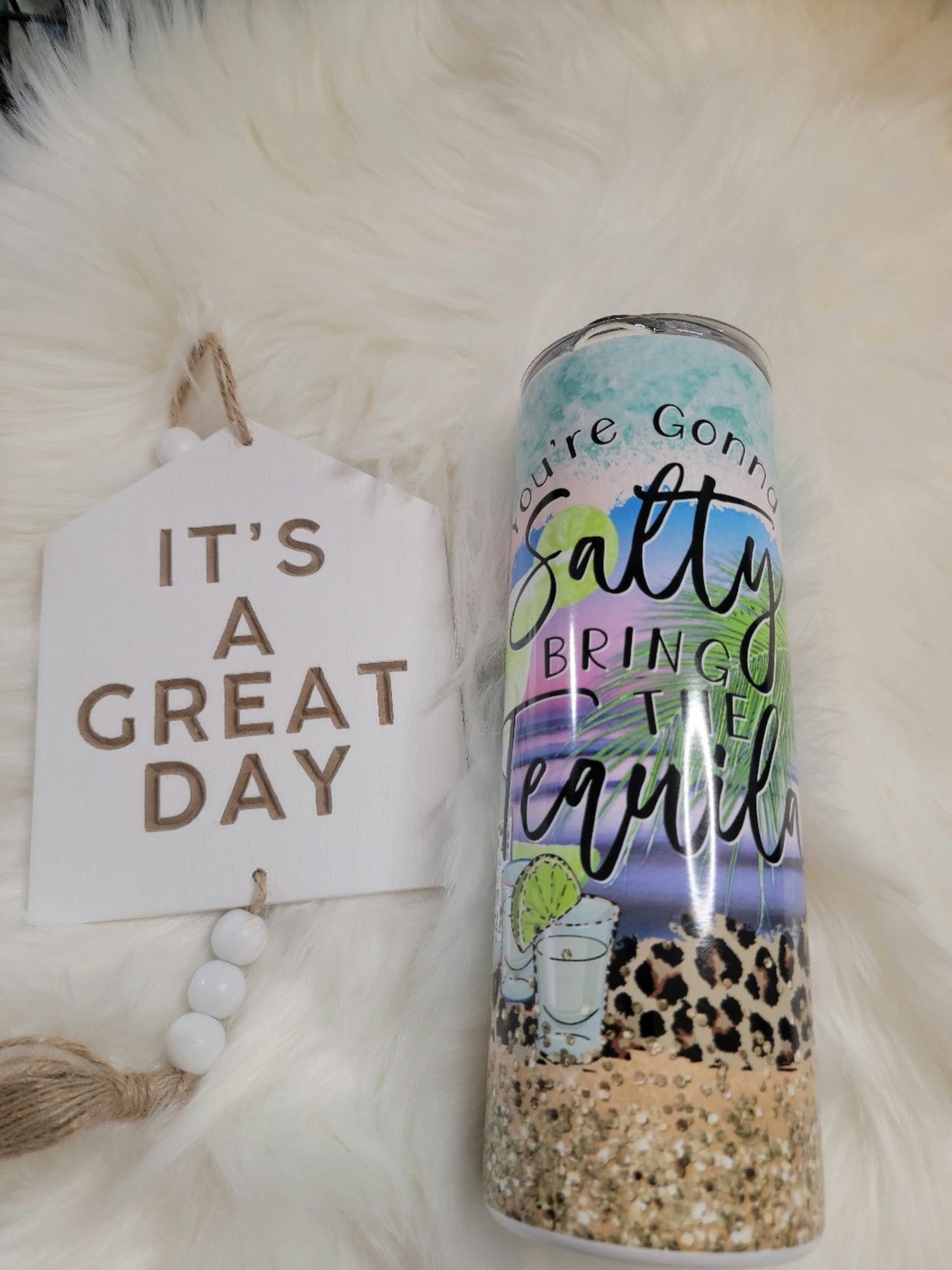 Salty Bring the Tequila Beach Tumbler