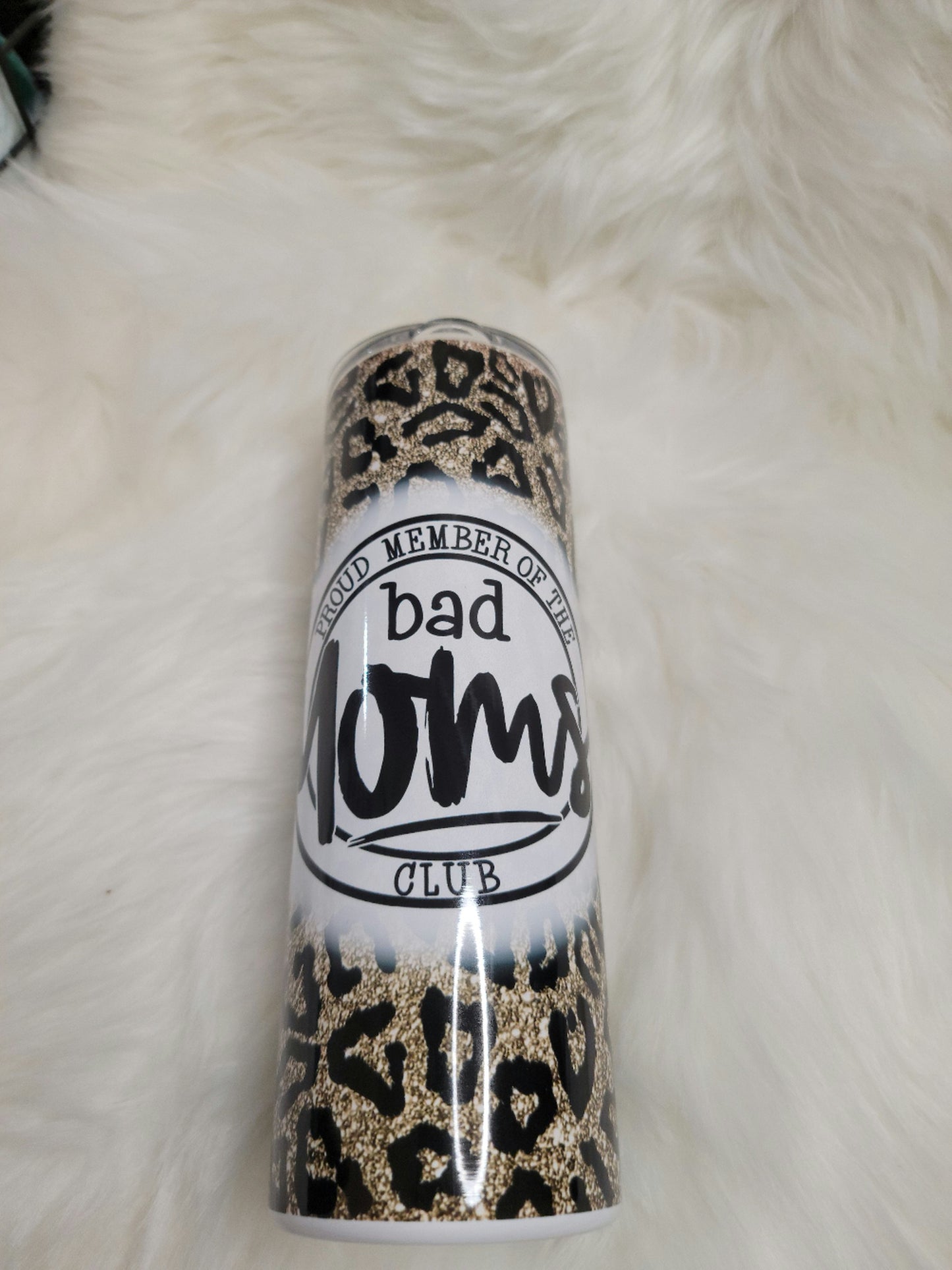 Bad Moms Club Leopard Tumbler