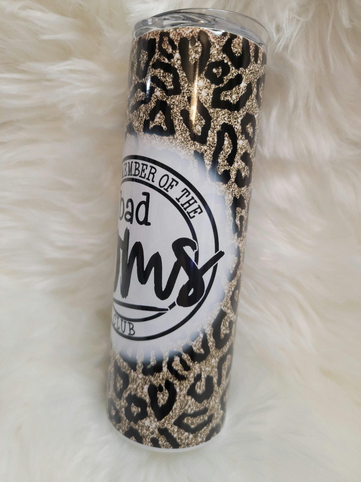 Bad Moms Club Leopard Tumbler