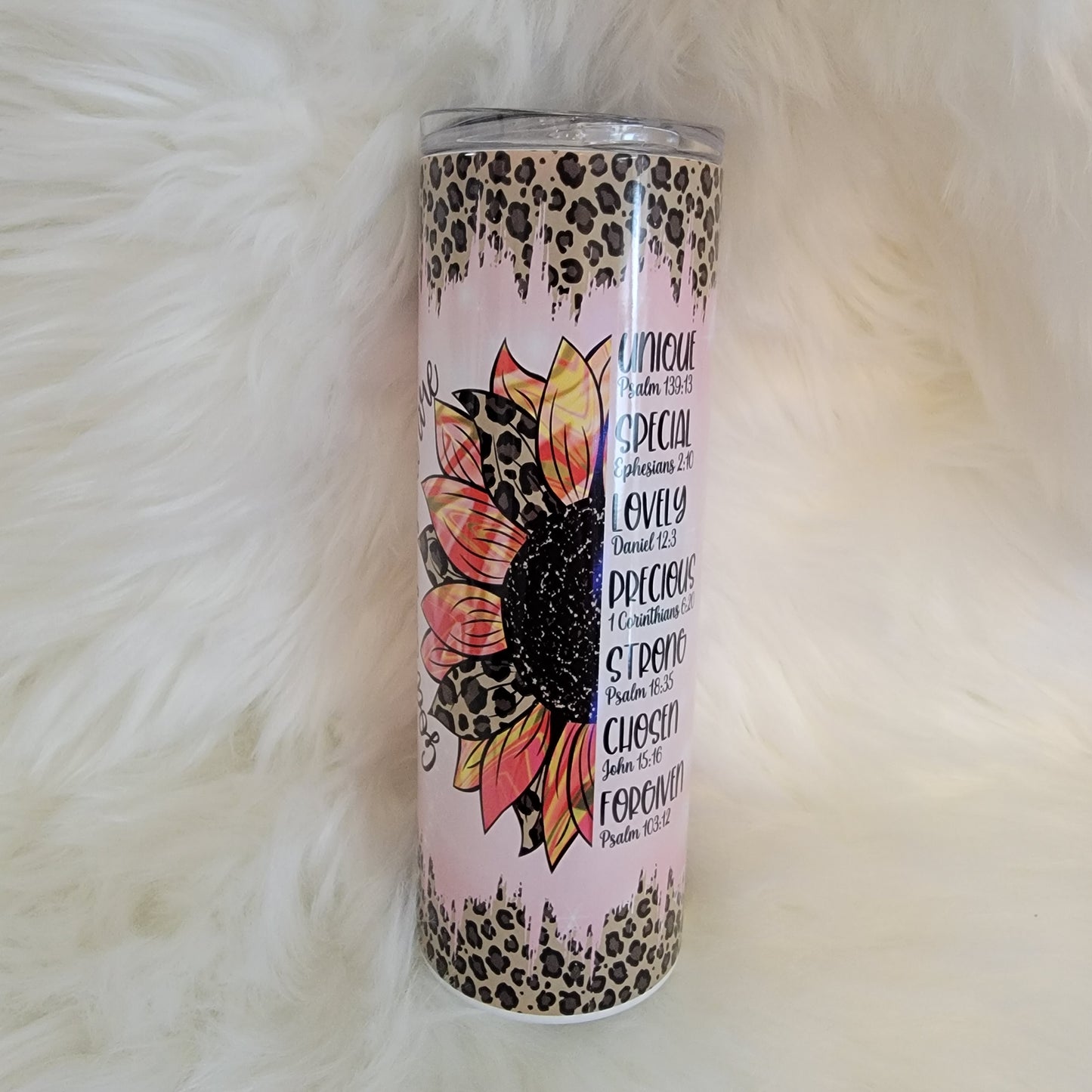 God Says You Are Sunflower Tumbler