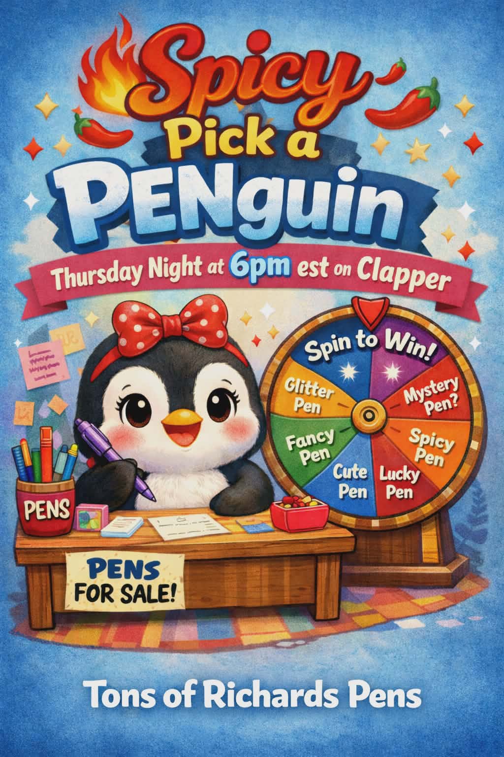 SPICY PICK A PENGUIN LIVE EVENT