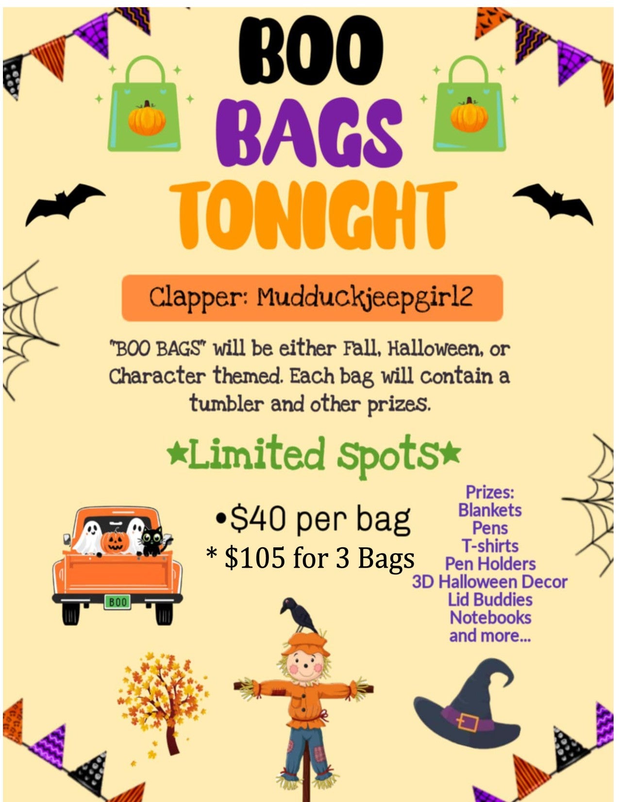 BOO BAGS