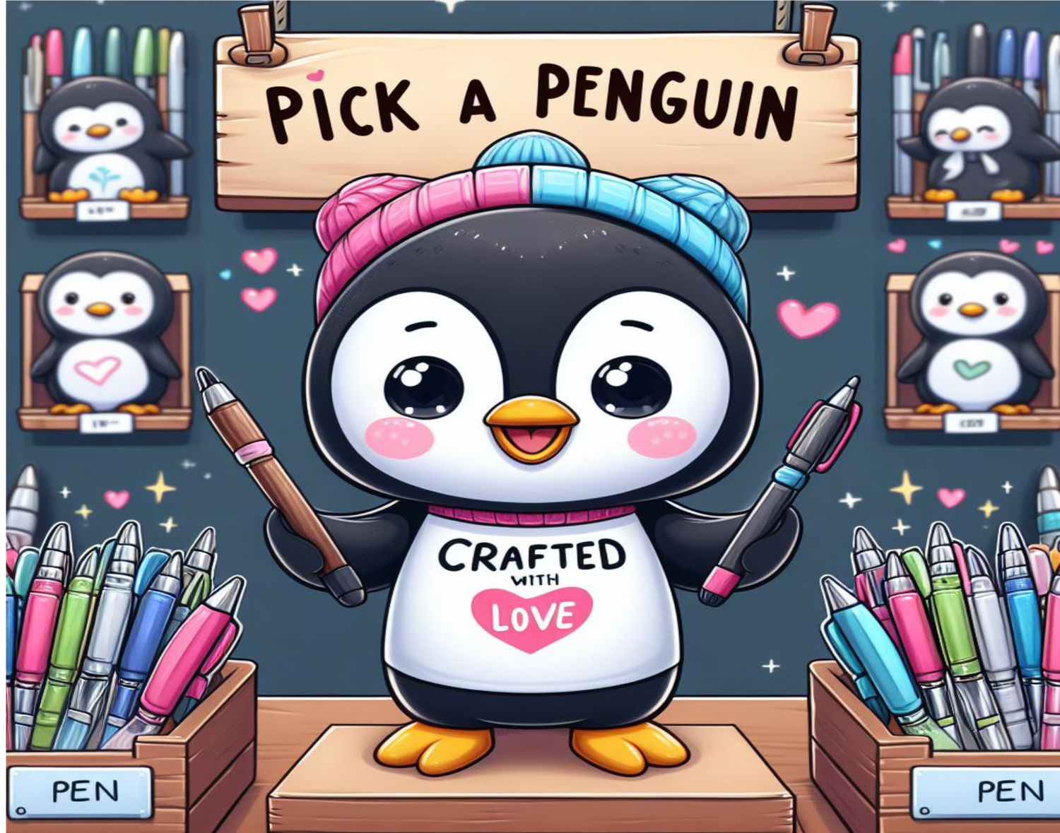 PICK A PENGUIN PEN GAME