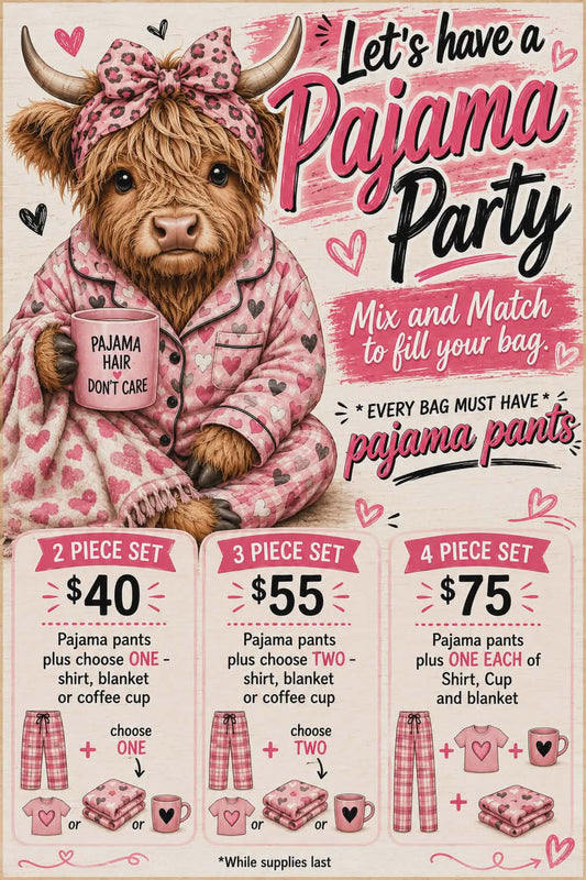 PAJAMA PARTY MIX AND MATCH BAGS