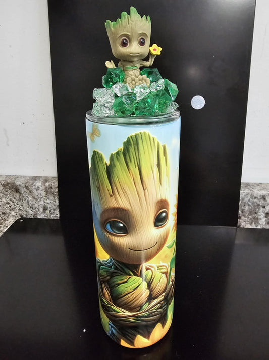 TREE BOY SUPERHERO FANCY LID TUMBLER RTS