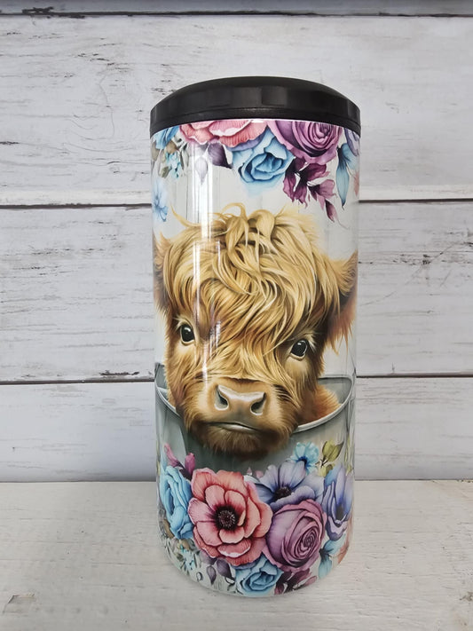 HIGHLAND COW IN TUB 4 IN 1