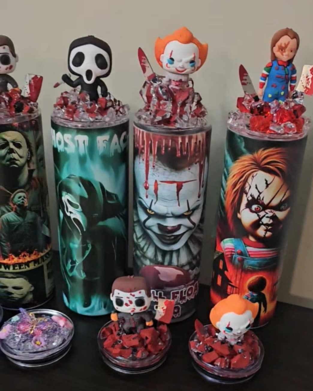 CUSTOM TUMBLERS WITH FANCYICE LIDS
