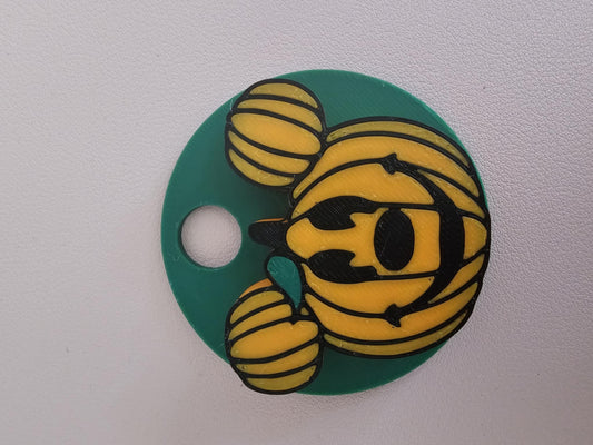 MOUSE PUMPKIN FLAT 3D LID BUDDIE