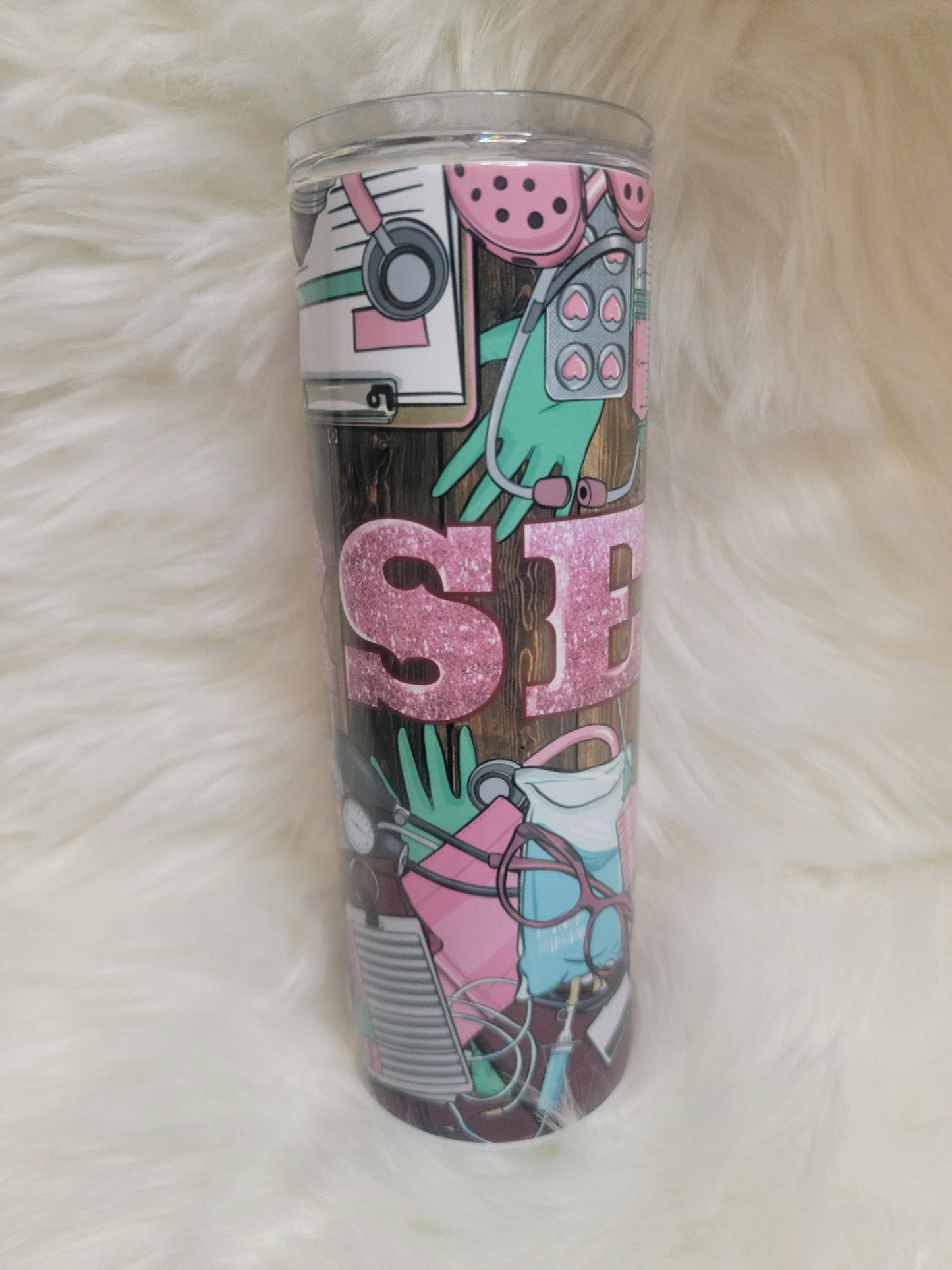 Nurse Collage Tumbler