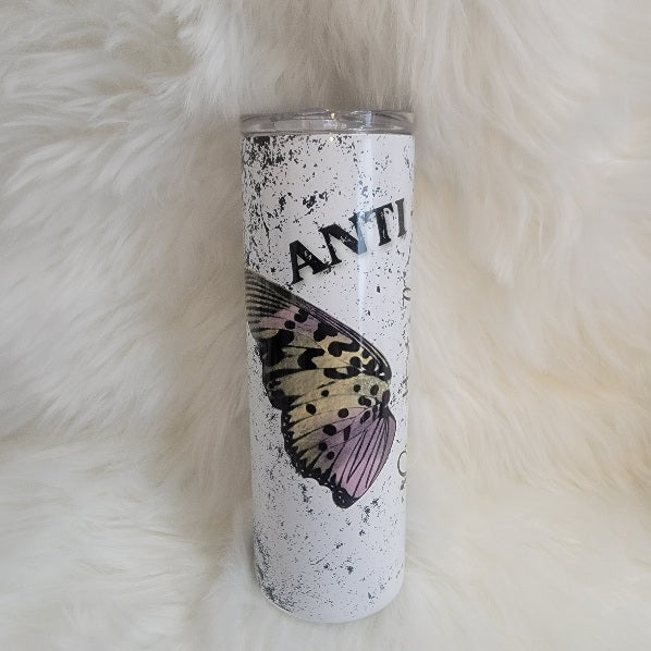 Anti-Social Butterfly Tumbler