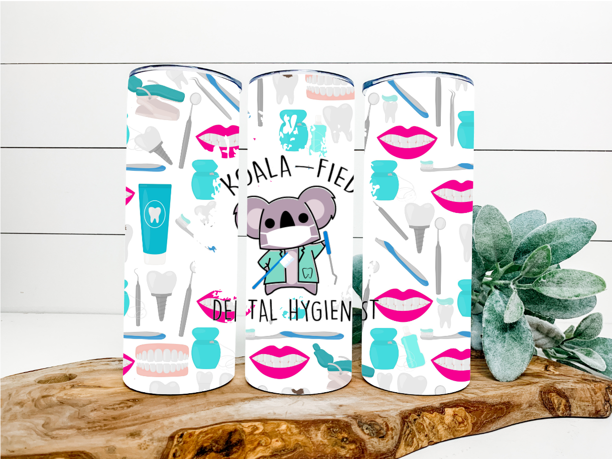 Dental Hygienist Koala-fied Tumbler