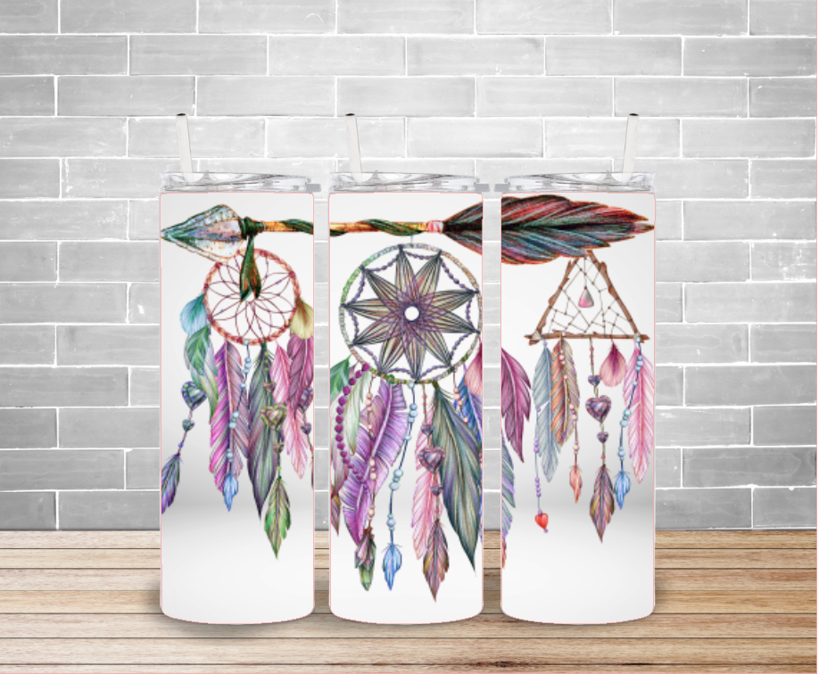 Dreamcatcher feathers Tumbler