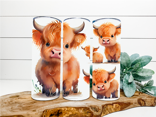 Highland Cow Baby Tumbler